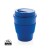 Reusable Coffee cup with screw lid 350ml, blue