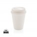 Wiederverwendbarer doppelwandiger Kaffeebecher 300ml, weiß Wiederverwendbarer doppelwandiger Kaffeebecher 300ml, weiß
