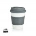 ECO PLA Kaffeebecher. grau, weiß