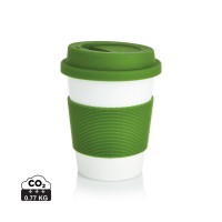 PLA koffiemok. groen, wit