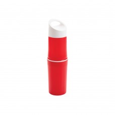 BE O Bottle. Waterfles. gemaakt in Europa, rood