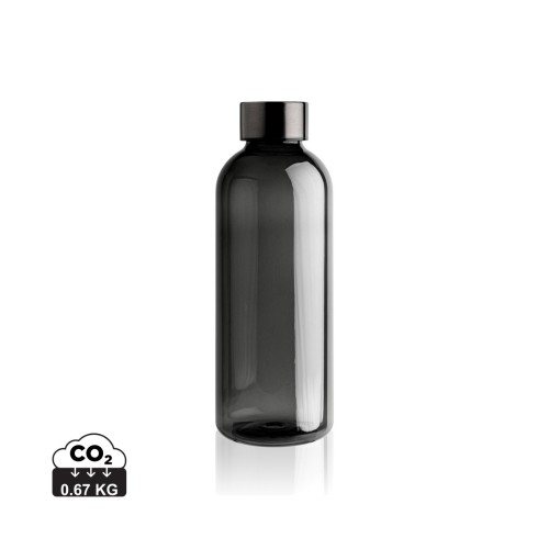 Lekvrije waterfles met metallic dop, zwart