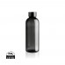 Lekvrije waterfles met metallic dop, zwart