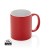 Ceramic classic mug 350ml, red