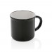 Vintage ceramic mug 280ml. black, white