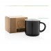 Vintage ceramic mug 280ml. black, white