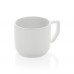 Ceramic modern mug 350ml. white, white