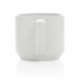 Ceramic modern mug 350ml. white, white
