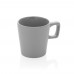 Ceramic modern coffee mug 300ml, grey