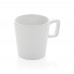 Keramische moderne koffiemok 300 ml. wit, wit Keramische moderne koffiemok 300 ml. wit, wit