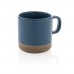Glazed ceramic mug 360ml, blue