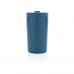RCS gerecycled roestvrijstalen vacuüm lekvrije mok, blauw