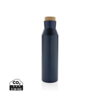 Gaia RCS-gecertificeerde gerecyclede rvs vacuümfles, blauw