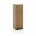 Wood Vakuumflasche aus RCS recyceltem Stainless-Steel, silber