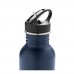 Deluxe Sportflasche aus Edelstahl, navy blau Deluxe Sportflasche aus Edelstahl, navy blau