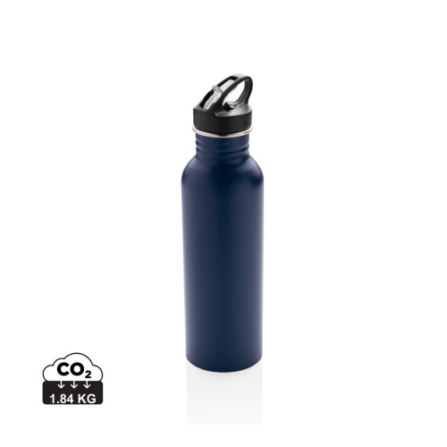 Deluxe Sportflasche aus Edelstahl, navy blau Deluxe Sportflasche aus Edelstahl, navy blau