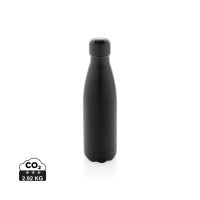 Unikleur vacuüm geïsoleerde roestvrijstalen fles 500 ml, zwart