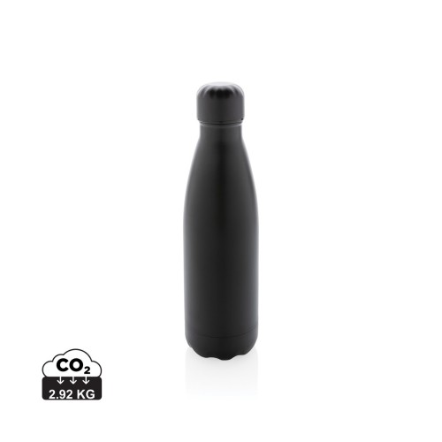 Einfarbige Vakuumisolierte Stainless Steel Flasche, schwarz Einfarbige Vakuumisolierte Stainless Steel Flasche, schwarz