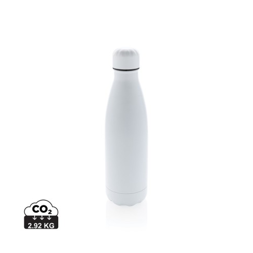 Einfarbige Vakuumisolierte Stainless Steel Flasche, weiß Einfarbige Vakuumisolierte Stainless Steel Flasche, weiß