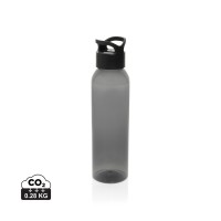 Oasis RCS recycled pet water bottle 650ml, black