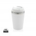 Java 350ml doppelwandiger Becher aus RCS recyceltem PP, weiß Java 350ml doppelwandiger Becher aus RCS recyceltem PP, weiß