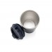 Java 350ml doppelwandiger Becher aus RCS recyceltem PP, navy blau Java 350ml doppelwandiger Becher aus RCS recyceltem PP, navy blau