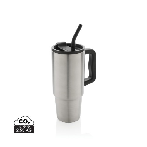 Embrace deluxe RCS recycled stainless steel tumbler 900ml, silver