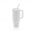 Embrace deluxe RCS recycled RVS drinkbeker 900ml, wit