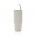 Embrace deluxe RCS recycled RVS drinkbeker 900ml, beige