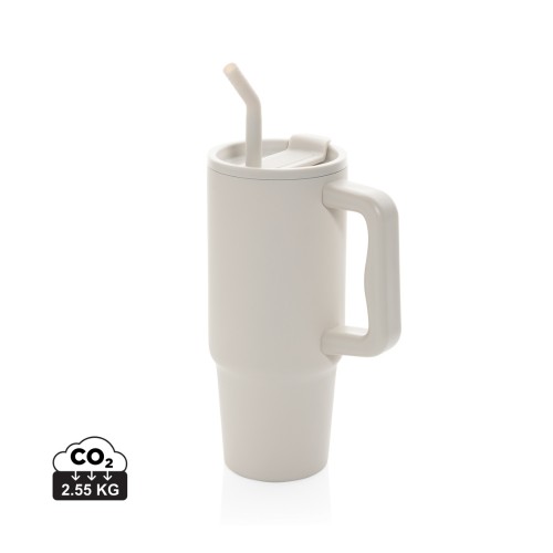 Embrace deluxe RCS recycled RVS drinkbeker 900ml, beige