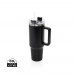 Peakflow Becher aus RCS recyceltem Stainless Steel 1200ml, schwarz Peakflow Becher aus RCS recyceltem Stainless Steel 1200ml, schwarz
