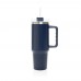 Peakflow RCS recycled staal beker 1200ML, donkerblauw Peakflow RCS recycled staal beker 1200ML, donkerblauw