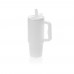 Embrace Leakproof RCS recycled stainless steel tumbler 900ml, white