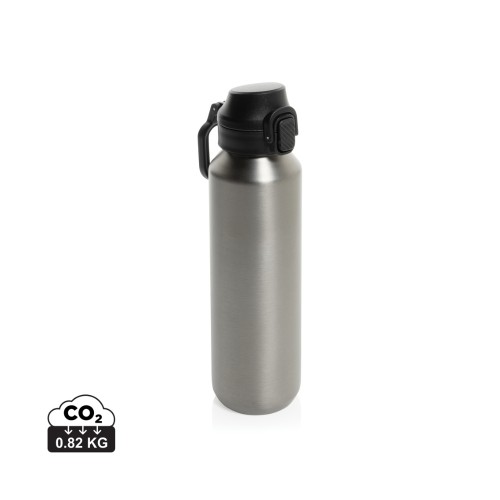 Via RCS Re-steel lockable sport bottle 600ML, silver