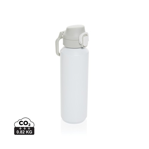 Via RCS Re-steel lockable sport bottle 600ML, wit Via RCS Re-steel lockable sport bottle 600ML, wit