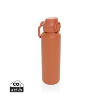 Via RCS Re-steel lockable sport bottle 600ML, oranje