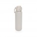 Via RCS Re-steel lockable sport bottle 600ML, beige