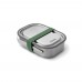 Black+Blum Stainless Steel Lunch Box Large, olive green