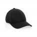 Milo AWARE™ recycled heather 6 panel cap 200gr, black