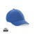 Milo AWARE™ recycled heather 6 panel cap 200gr, blue