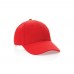 Impact 6 Panel Kappe aus 280gr rCotton mit AWARE™ Tracer, rot Impact 6 Panel Kappe aus 280gr rCotton mit AWARE™ Tracer, rot