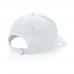 Impact 5 Panel Kappe aus 280gr rCotton mit AWARE™ Tracer, weiß Impact 5 Panel Kappe aus 280gr rCotton mit AWARE™ Tracer, weiß