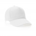 Impact 5 Panel Kappe aus 280gr rCotton mit AWARE™ Tracer, weiß Impact 5 Panel Kappe aus 280gr rCotton mit AWARE™ Tracer, weiß