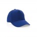 Impact 5 Panel Kappe aus 280gr rCotton mit AWARE™ Tracer, blau Impact 5 Panel Kappe aus 280gr rCotton mit AWARE™ Tracer, blau