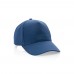 Impact 5 Panel Kappe aus 280gr rCotton mit AWARE™ Tracer, navy blau Impact 5 Panel Kappe aus 280gr rCotton mit AWARE™ Tracer, navy blau