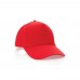 Impact 5 Panel Kappe aus 190gr rCotton mit AWARE™ Tracer, rot