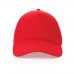 Impact 5 Panel Kappe aus 190gr rCotton mit AWARE™ Tracer, rot