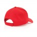 Impact 5 Panel Kappe aus 190gr rCotton mit AWARE™ Tracer, rot