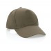 Impact 5 panel 190gr Recycled cotton cap with AWARE™ tracer, green