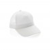 Impact AWARE™ 5 panel recycled katoenen truckercap, wit